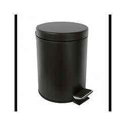 Bemeta - Maison De La Tendance Poubelle de douche à soft close DARK en laiton noir / 3L