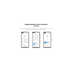 HUAWEI Scale 3 - Balance connectee 11 indicateurs corporels - Mesures du poids 2.5 a 150kg - Ecran LED - Reconnaissance intellig