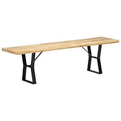 vidaXL Banc 160 cm Bois de manguier massif