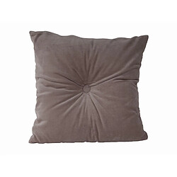 Present Time Coussin design carré en velours Luxurious - Gris