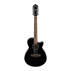 Avis AEG5012 Black High Gloss 12 cordes Ibanez