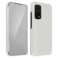 Avizar Étui Xiaomi Mi 10T/Mi 10T Pro Clapet Translucide Design Miroir Support 