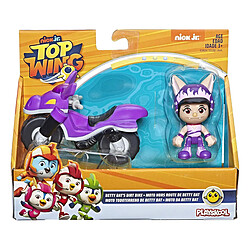 Hasbro Betty Bat Articulé avec son Moto Tout-Terrain Top Wing Playskool Violet pas cher