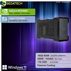 Sedatech Mini-PC Evo • Intel i7-9750H • RTX4060 • 16Go RAM • 1To SSD M.2 • Windows 11