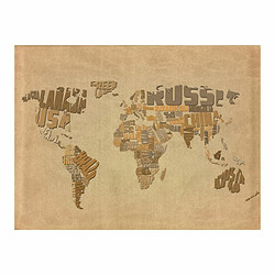 Paris Prix Papier Peint Explorers' Map of the World 154 x 200 cm