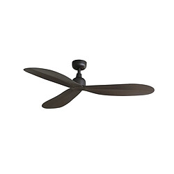 Faro Barcelona Ventilateur de plafond brun moyen de C.C avec la vitesse intelligente du moteur 6 IP44