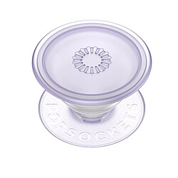 PopGrip Téléphone Maintien Support Vidéo Design Violet Translucide PopSockets 