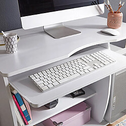 Mes Bureau informatique 90x50x71 cm blanc