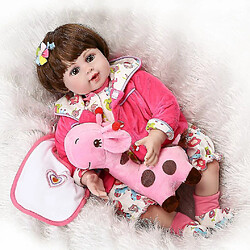 Universal 55 cm 22 pouces Silicone Reborn Baby Simulation Doll Tout Nourst-Lif-Lif-Lifkelike Girl