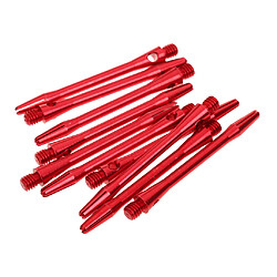 10 Pièces 53mm 2BA Fil Alliage D'aluminium Re-rainuré Tiges Dard Tiges Rouge