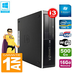 PC HP Compaq Pro 6300 SFF I3-2120 RAM 16Go Disque 500Go Graveur DVD Wifi W7 · Occasion 