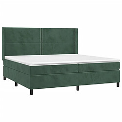 Acheter Sommier à lattes,Cadre à lattes de lit pour Adulte matelas et LED Vert foncé 200x200 cm -MN78012