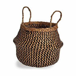 Gift Decor Panier décoratif Noir Naturel Joncs 8 L 31 x 38 x 31 cm (8 Unités)