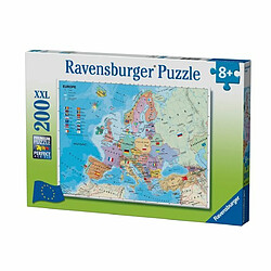 Ludendo Puzzle 200 pièces XXL Ravensburger - Carte de l'Europe