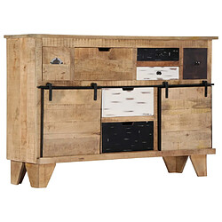 Maison Chic Buffet,Meuble de Rangement,commode pour salon,Cuisine 140x38x90 cm Bois de manguier massif -MN45056