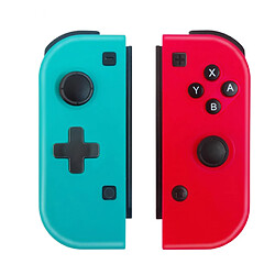 Chrono Joypad sans fil pour commutateur, manette sans fil Joypad (L-R) Compatible avec la manette de jeu de la télécommande pour commutateur de console(bleu rouge)