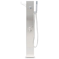 Avis vidaXL Robinet de douche de jardin 110 cm Acier inoxydable