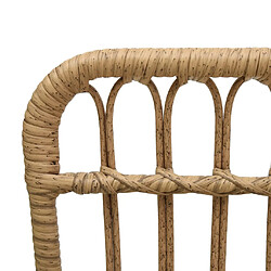 Acheter vidaXL Chaise de jardin Résine tressée Marron clair