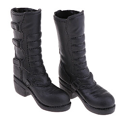 Acheter 1/6 Femmes Chaussures Bottes Noires Accessoires pour 12'' Corps de Figure d'Action