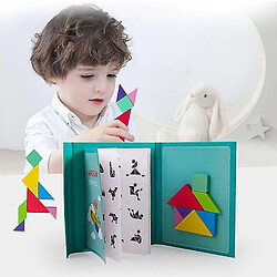 Universal Casse-tête magnétique puzzle tangram pensée entraînement jeu bébé apprentissage éducation jouets en bois