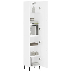 Avis Maison Chic Buffet,Meuble de Rangement,commode pour salon,Cuisine Blanc 34,5x34x180 cm Bois d'ingénierie -MN85410