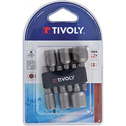 Tivoly Jeu de 6 noix de serrage Ø 688101213 mm 