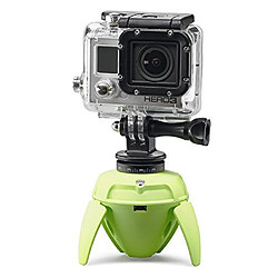 Cullmann SMART pano360 vert Tête panoramique électrique attache trépied 1/4 pouces Housse Télécommande IR Bluetooth® pour selfie support Smartphone Appareil photo iPhone DSLR Action GoPro CSC 