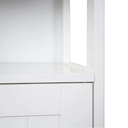 Mendler Meuble de rangement sous-lavabo HWC-B63, salle de bain, sous-vasque, 60x60x30 cm ~ blanc pas cher