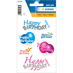 HERMA Sticker DECOR 'Happy Birthday' ()