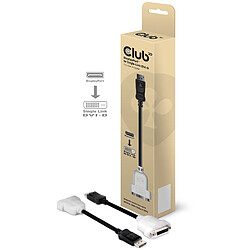 Club 3D CLUB3D DisplayPort to DVI-D Single Link Adapter Cable 