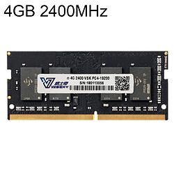 Wewoo Vaseky 4GB 2400MHz PC4-19200 DDR4 Module Mémoire RAM pour Ordinateur Portable 