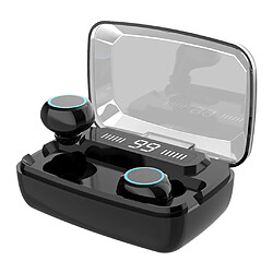 Écouteur Bluetooth sans Fil Ecouteurs sans Fil M11 Ecouteur Bluetooth 5.0 Oreillette sans Fil Sport 3300mAh Etui de Charge Autonomie 80H Stéréo Casque Mains-Libres Mic pour Smartphone Tablette