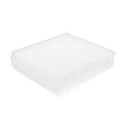 Acheter 10pcs Panneau De Séparation D'isolement De Réservoir De Poissons D'aquarium Semi-transparent 30x30cm