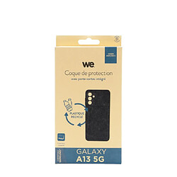 Avis WE Coque avec portes-carte fonction support SAMSUNG GALAXY A13 5G Noir: en poluyréthane - portes-cartes 3 compartiments - fonction support - rigide