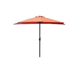 Concept Usine Demi parasol de balcon terracotta CATANE