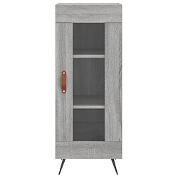 Maison Chic Buffet,Meuble de Rangement,commode pour salon,Cuisine Sonoma gris 34,5x34x90 cm Bois d'ingénierie -MN83759 pas cher