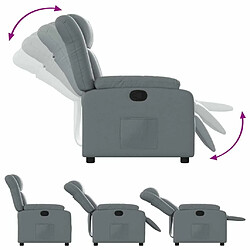 Acheter Maison Chic Fauteuil Relax pour salon, Fauteuil inclinable Gris Similicuir -GKD79747