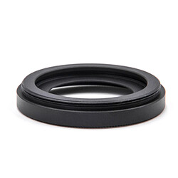 vhbw Aluminium pare-soleil, diffusion parasoleil 43mm noir pour objectif Canon EF-M 22mm 1:2 STM