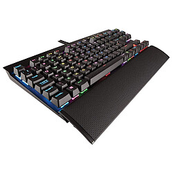 Corsair K65 RGB RAPIDFIRE USB QWERTY Anglais britannique Noir (CORSAIR GAMING K65 RGB RAPID FIRE BACKLIT RGB LED COMPACT MECHANICAL GAMING KEYBOARD)