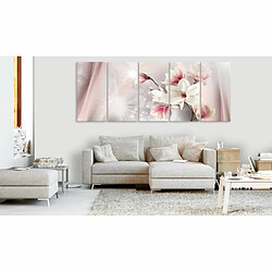 Paris Prix Tableau 5 Panneaux Dazzling Magnolias Narrow 80 x 200 cm