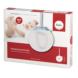 Rayher Kit DIY - Souvenirs de bébé - Moulage en plâtre des empreintes 