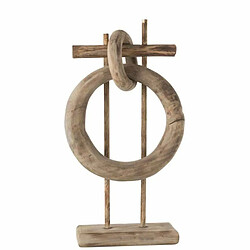 Paris Prix Statuette Cercle Vertical Valeria 68cm Naturel 