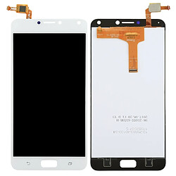 Wewoo Pour Asus ZenFone 4 Max blanc / ZC554KL LCD écran + tactile Digitizer Assemblée pièce détachée