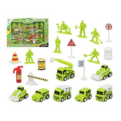 Totalcadeau Jouets véhicules utilitaires jaune avec figurines pas cher Jouets véhicules utilitaires jaune avec figurines