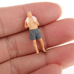 Mini 1:64 Figurines De Scénario Peintes En Résine Diorama Garage Miniature Old Man 1 pas cher