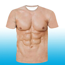 T-shirt Muscle Imprimé Numérique Graphique 3D Homme Noël Halloween L