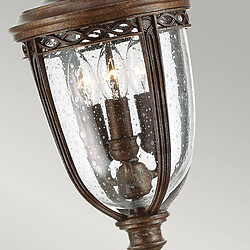 Avis Elstead Lighting Borne extérieure moyenne à 3 ampoules, bronze britannique IP44, E14