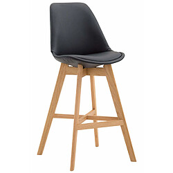 Decoshop26 Tabouret de bar chaise haute design scandinave moderne en synthétique 10_0001154