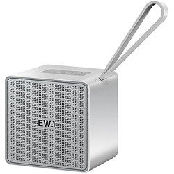 Wewoo Enceinte Bluetooth Haut-parleur haute capacité EWA A105Basse grande puissanceBasse puissance TWS Bluetoothtechnologie TF Argent 