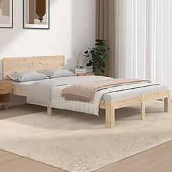 vidaXL Cadre de lit sans matelas 120x190 cm